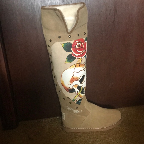 Ed Hardy Shoes - Ed Hardy Snowblazers boots